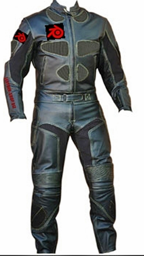 Leather racing suit custom made style MS0040LS